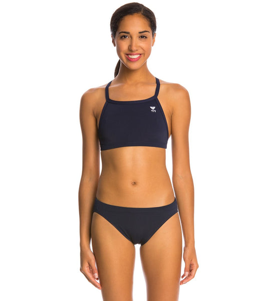 TYR Solid Durafast One Diamondback Workout Bikini Swimsuit Set