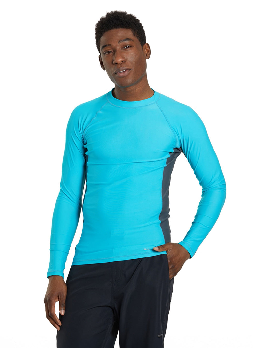 Sporti Men's L/S UPF 50+ Sport Fit Rash Guard