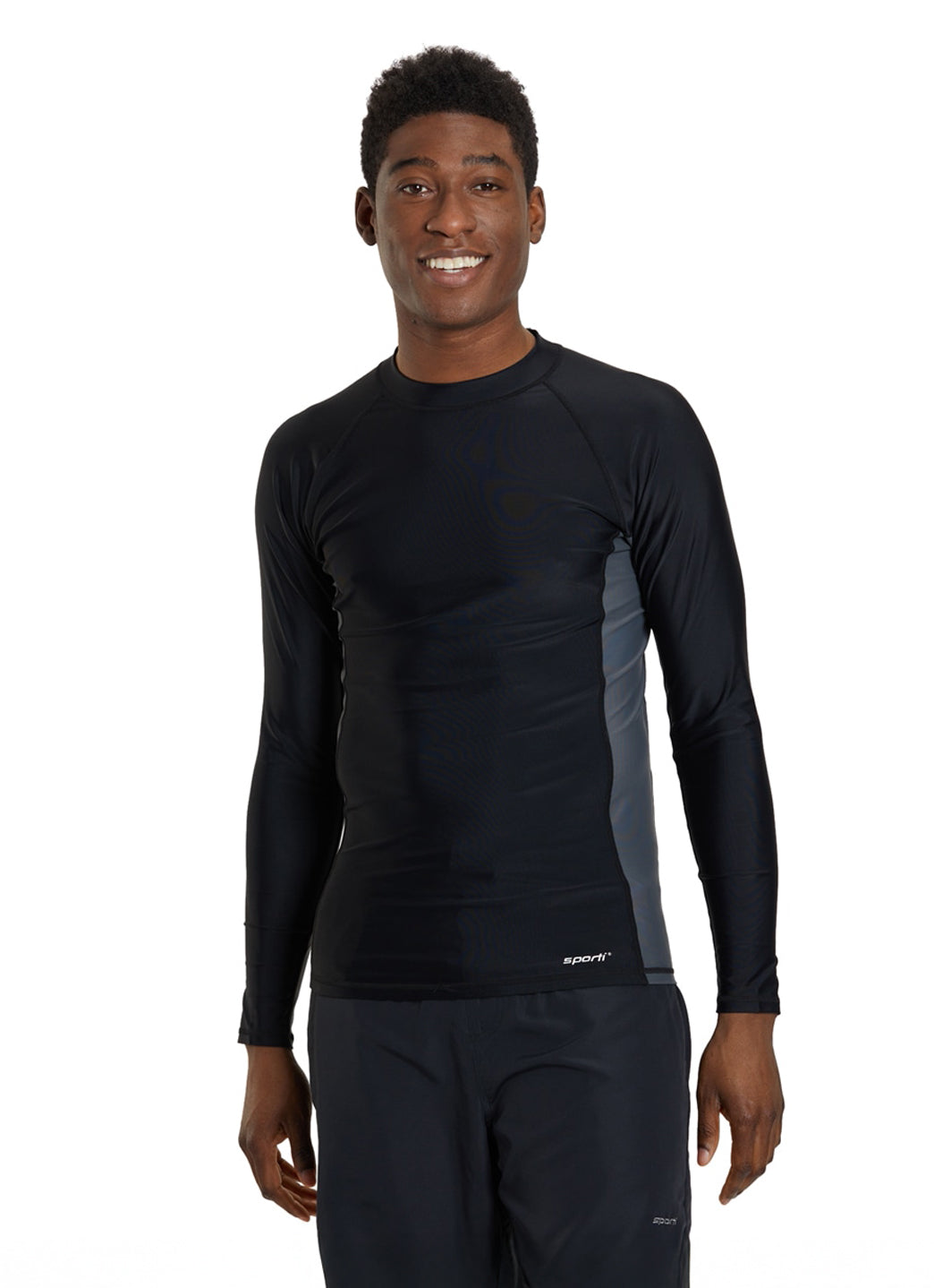 Sporti Men's L/S UPF 50+ Sport Fit Rash Guard