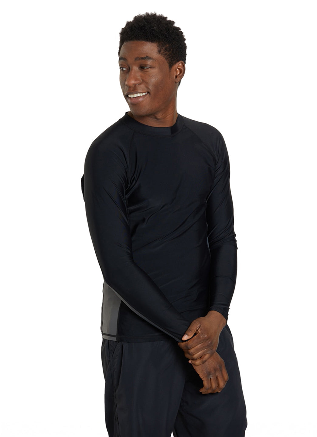 Sporti Men's L/S UPF 50+ Sport Fit Rash Guard