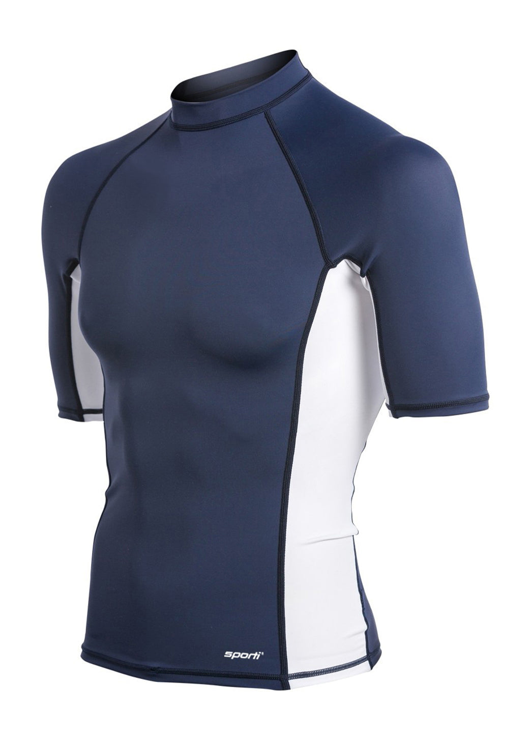 Sporti Men's S/S UPF 50+ Sport Fit Rash Guard