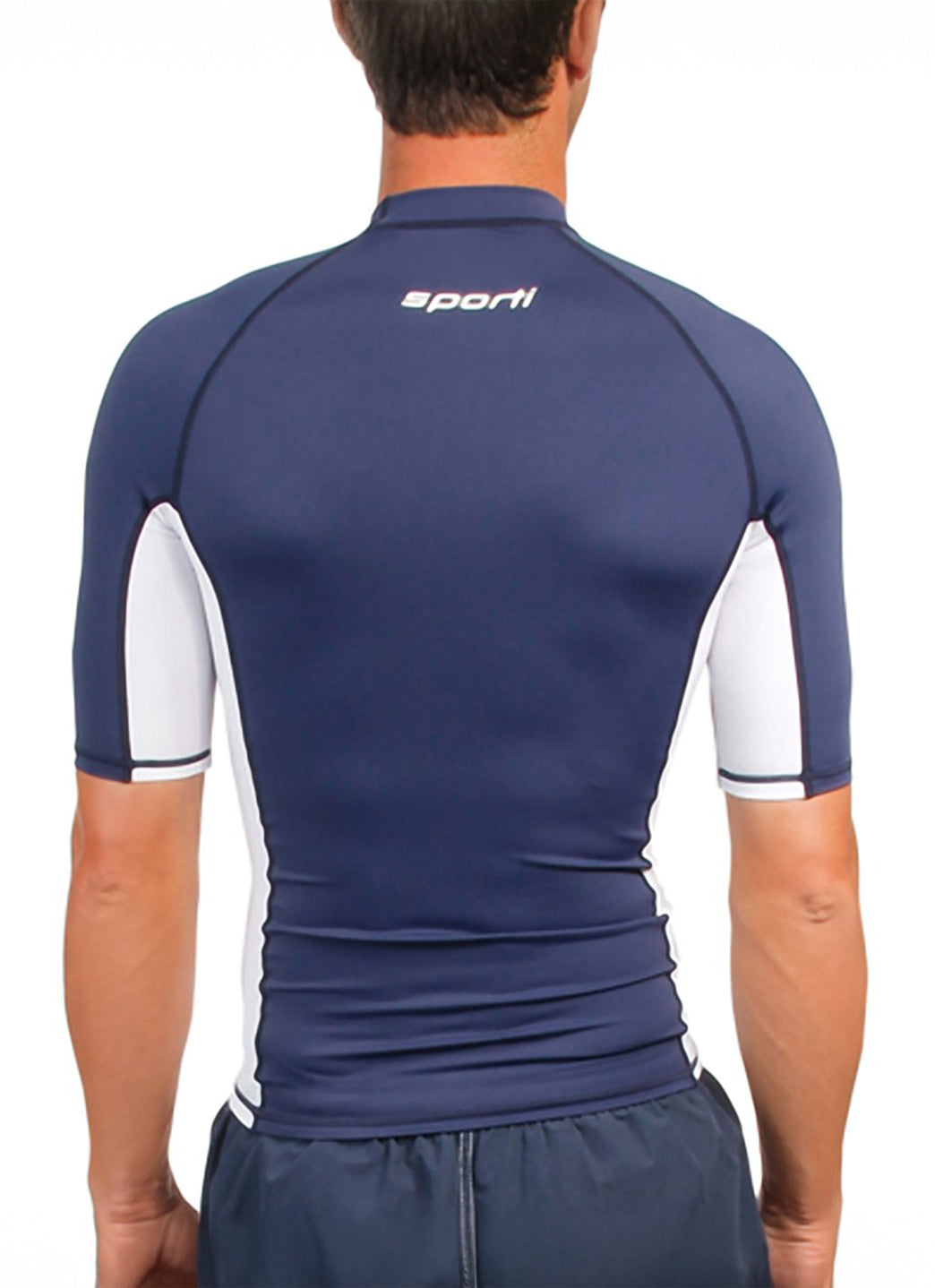 Sporti Men's S/S UPF 50+ Sport Fit Rash Guard