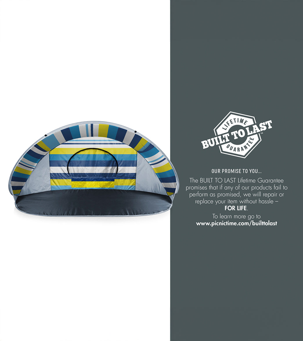 Picnic Time Manta Popup Sun/Wind Shelter Beach Tent