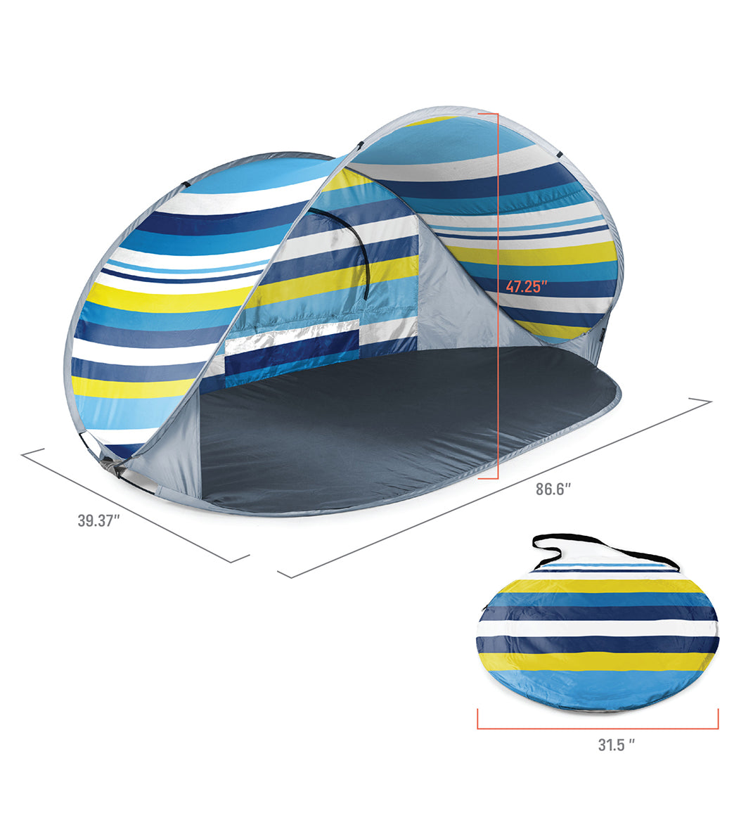 Picnic Time Manta Popup Sun/Wind Shelter Beach Tent