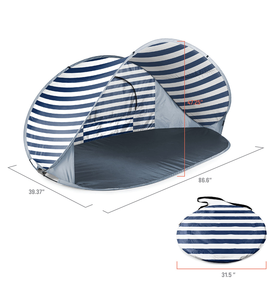 Picnic Time Manta Popup Sun/Wind Shelter Beach Tent