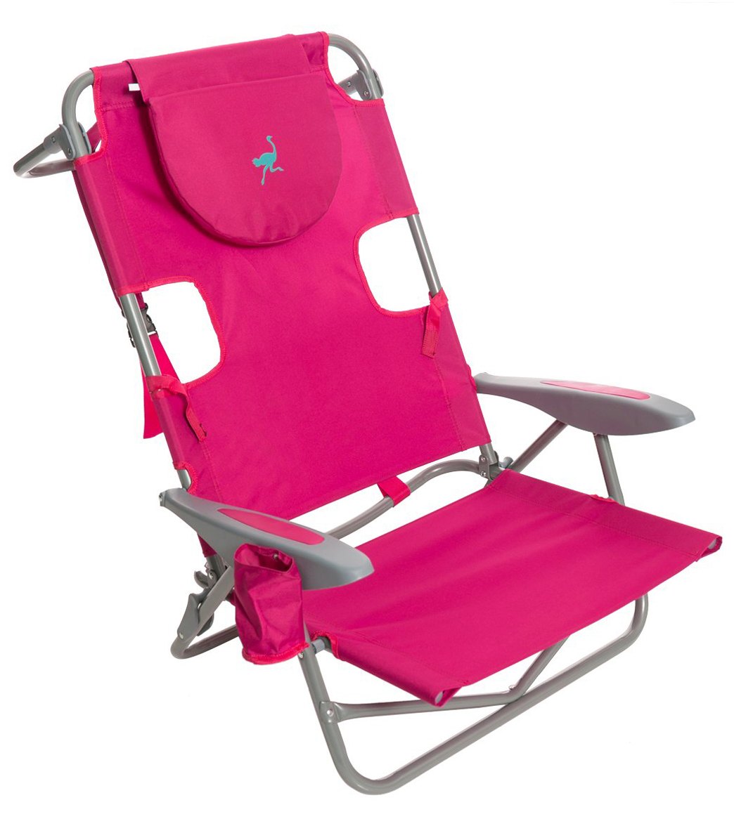 Ostrich Face Down Beach Chair W/ Backpack Straps