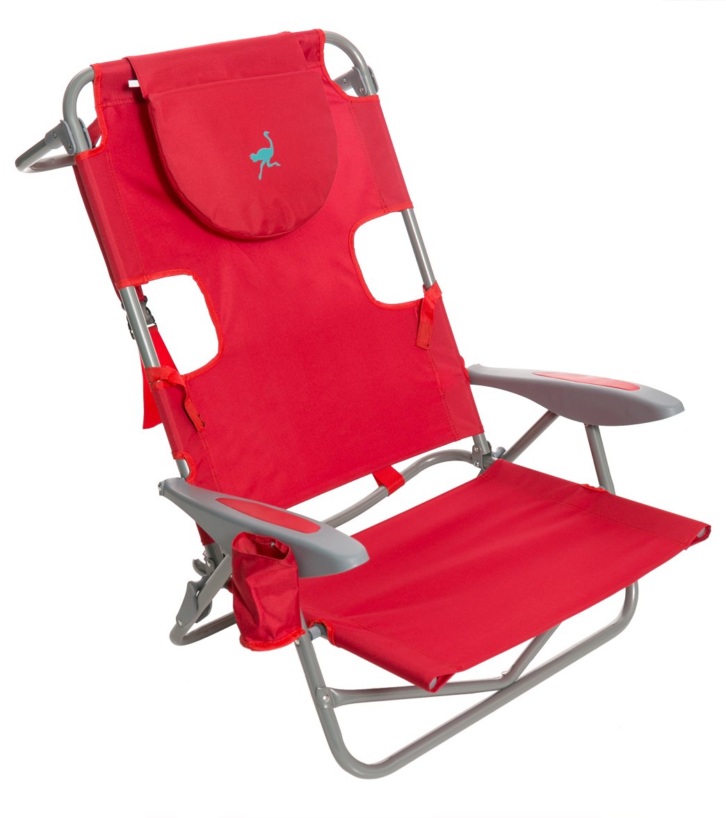 Ostrich Face Down Beach Chair W/ Backpack Straps