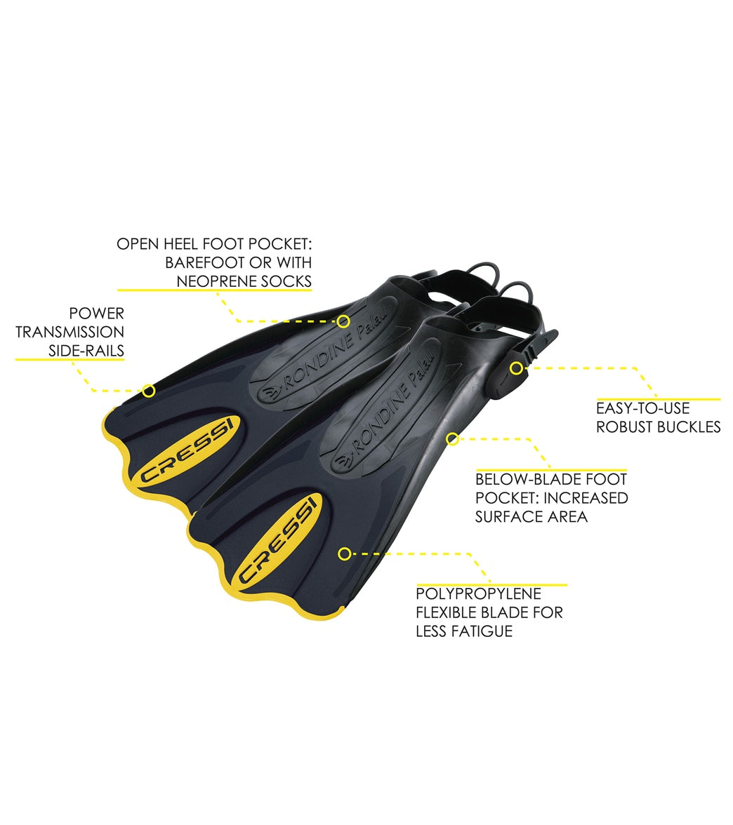 Cressi Short Adjustable Travel Fin