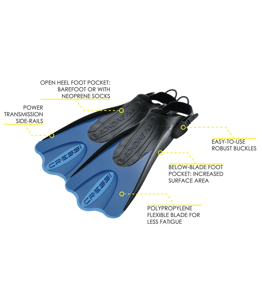 Cressi Short Adjustable Travel Fin