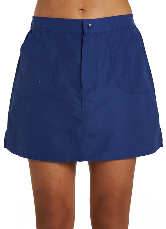 Maxine Women's Solid Woven Boardskirt