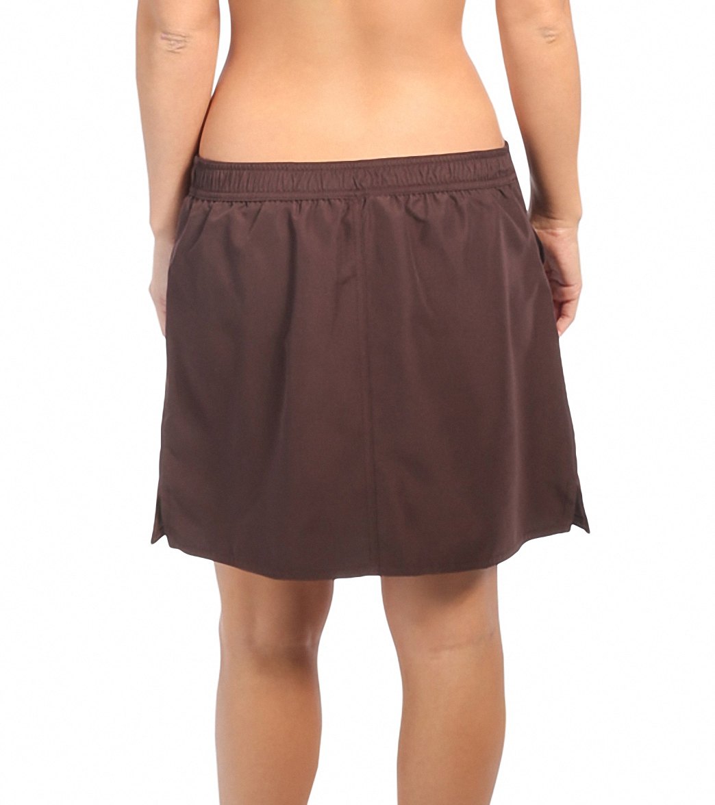 Maxine Women's Solid Woven Boardskirt