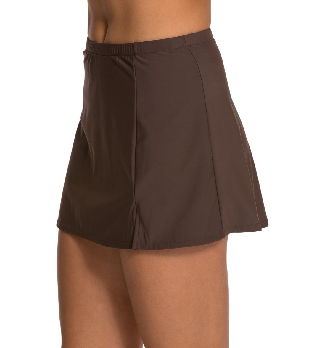 Shape Solver By Penbrooke Divine Solids Side Slit Swim Skirt