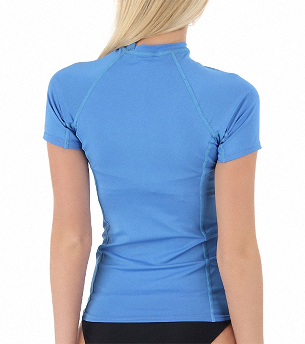 O'Neill Women's Basic Skins Short Sleeve Crew Rashguard