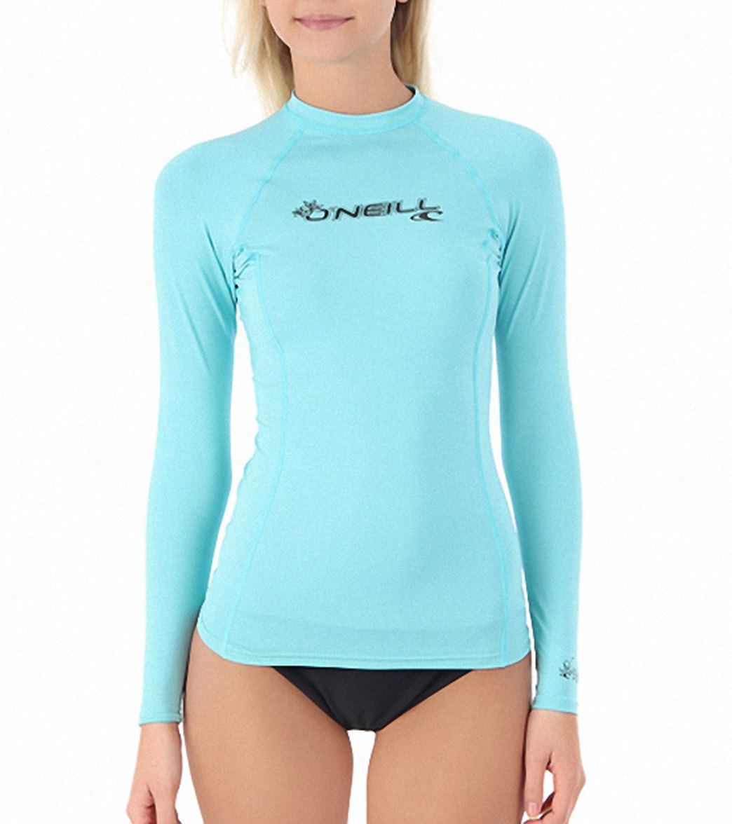 O'Neill Women's Basic Skins Long Sleeve Crew Rashguard