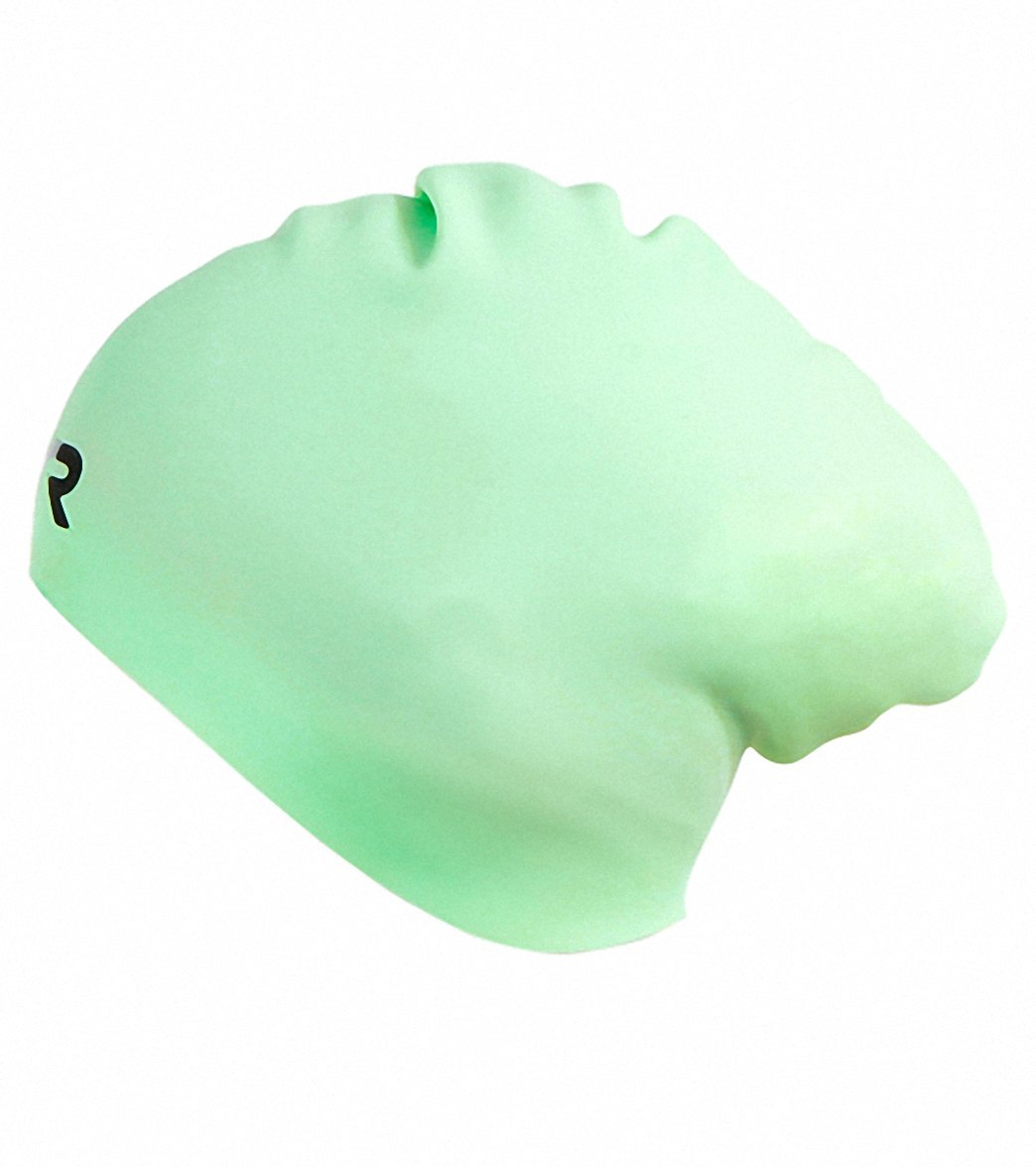 TYR Long Hair Wrinkle Free Silicone Swim Cap