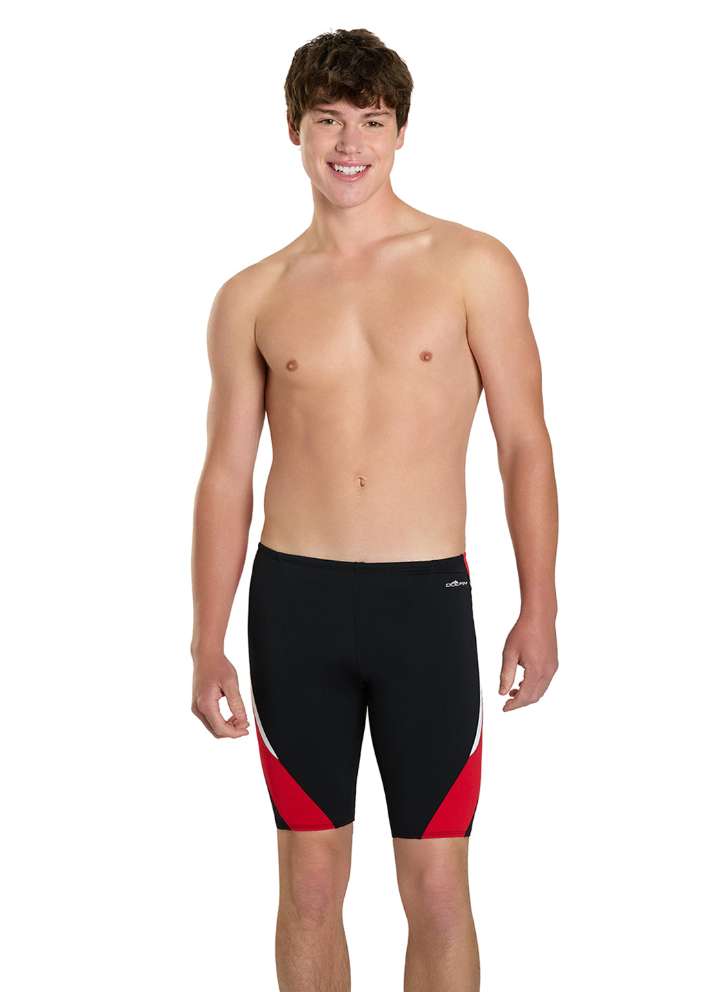 Dolfin Men's Chloroban Color Block Jammer Swimsuit