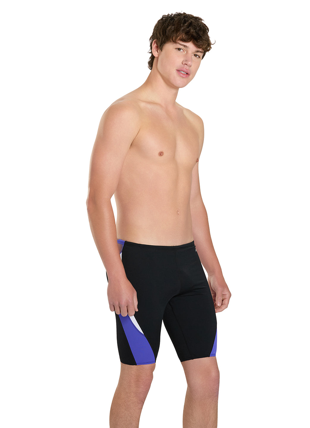 Dolfin Men's Chloroban Color Block Jammer Swimsuit