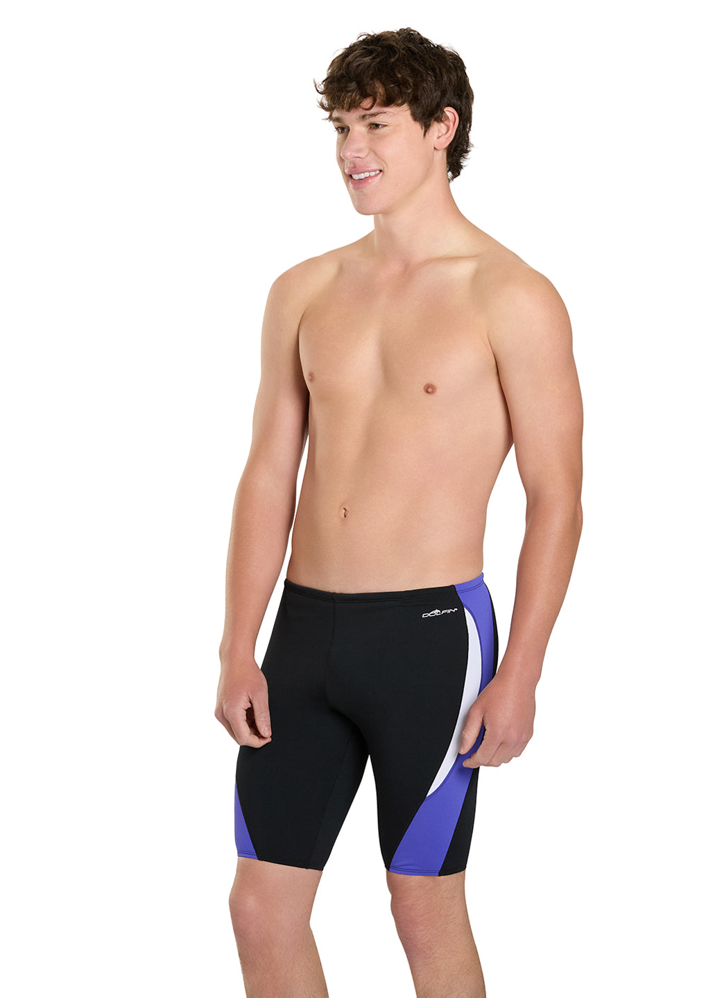 Dolfin Men's Chloroban Color Block Jammer Swimsuit