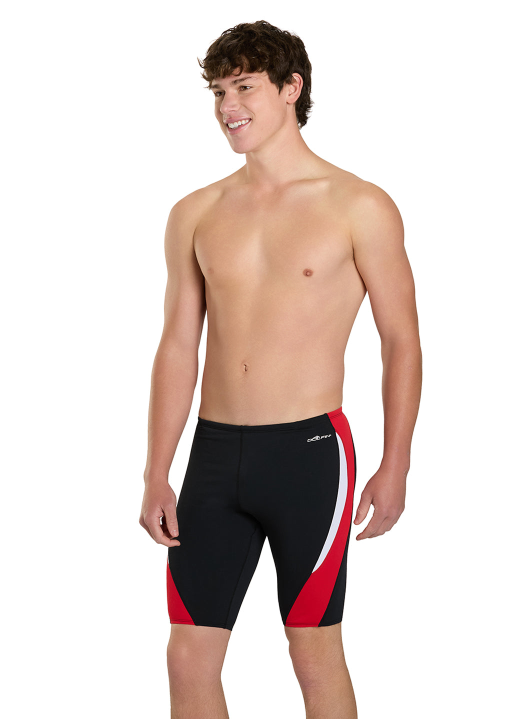 Dolfin Men's Chloroban Color Block Jammer Swimsuit
