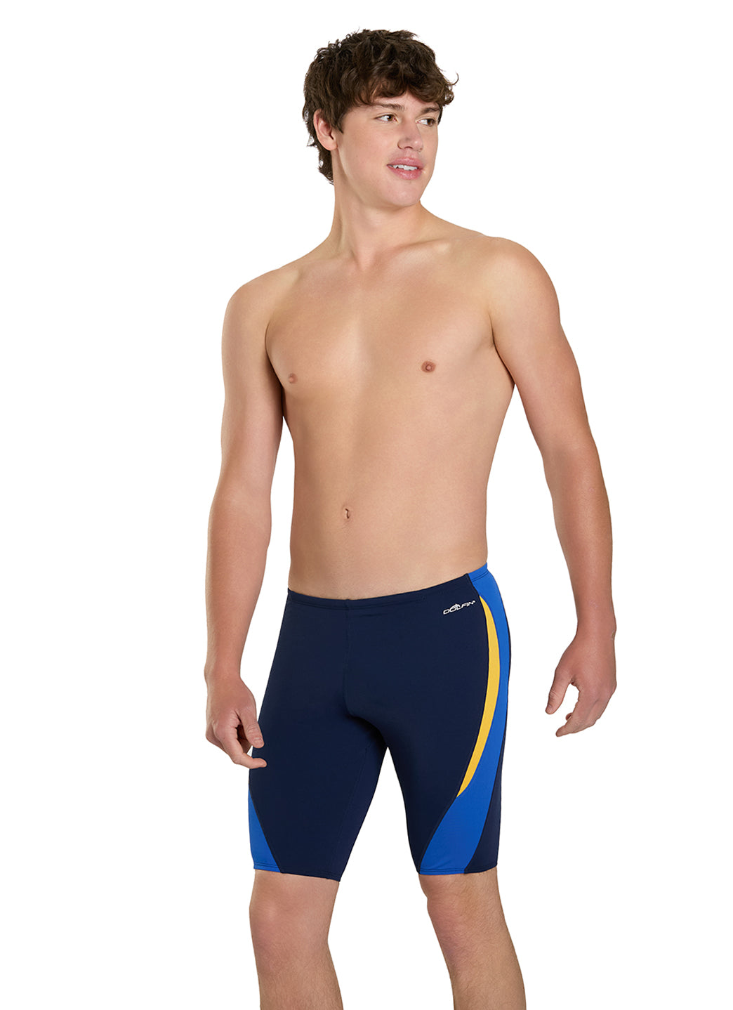 Dolfin Men's Chloroban Color Block Jammer Swimsuit