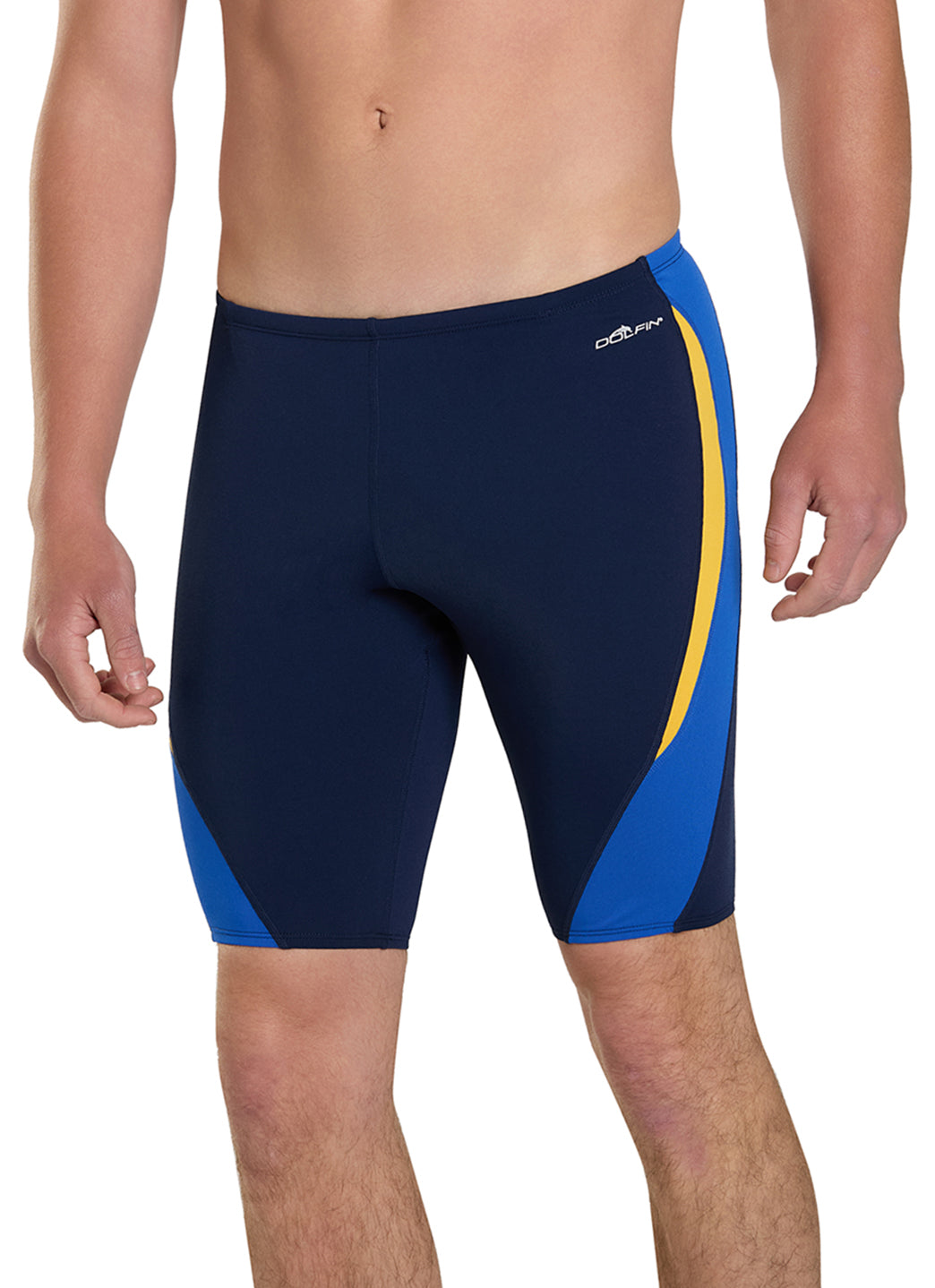 Dolfin Men's Chloroban Color Block Jammer Swimsuit