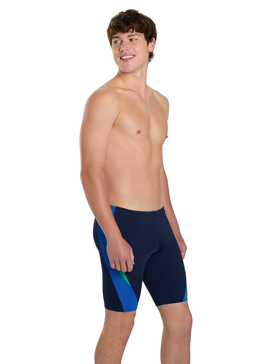 Dolfin Men's Chloroban Color Block Jammer Swimsuit