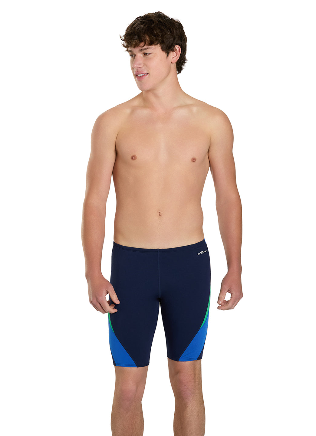 Dolfin Men's Chloroban Color Block Jammer Swimsuit