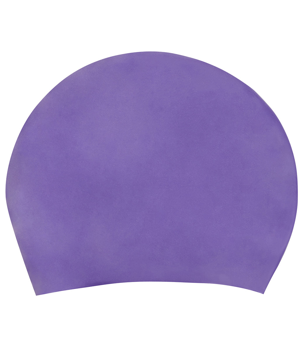Sporti Long Hair Silicone Swim Cap