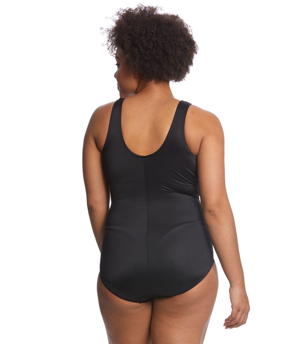 Miraclesuit Plus Size Solids Oceanus One Piece Swimsuit