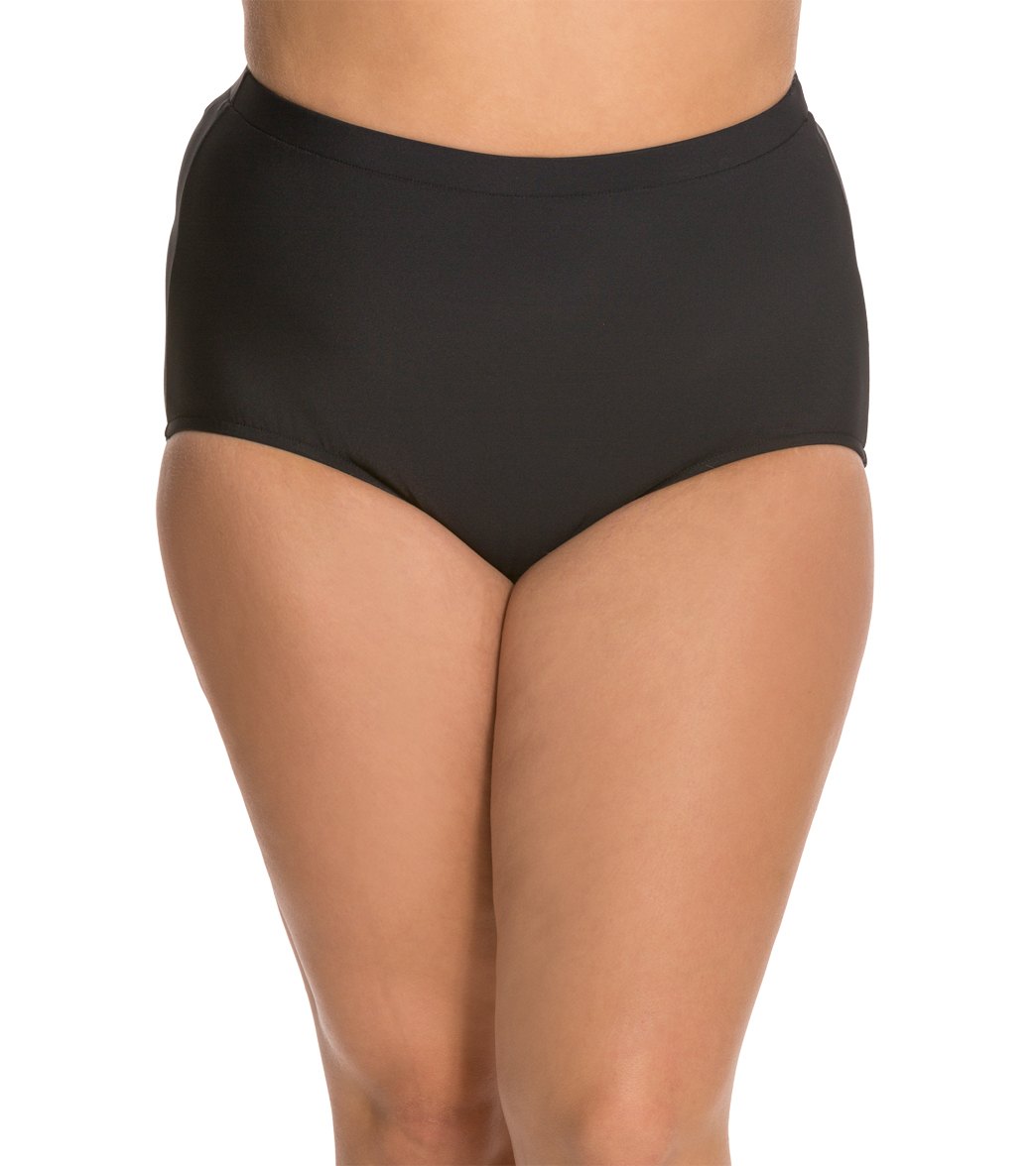 Penbrooke Plus Size Solid Basic Bottom