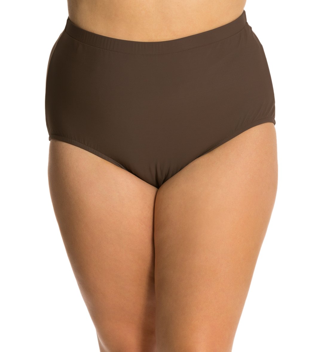 Penbrooke Plus Size Solid Basic Bottom