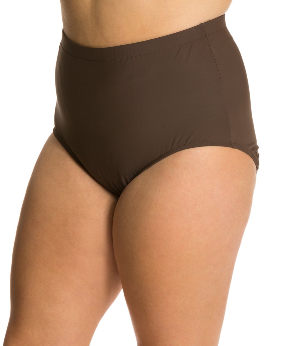 Penbrooke Plus Size Solid Basic Bottom