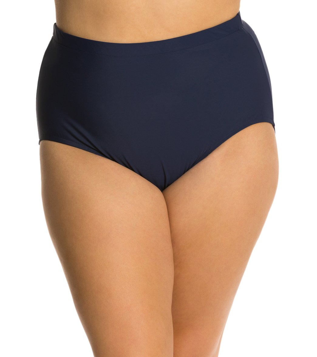 Penbrooke Plus Size Solid Basic Bottom