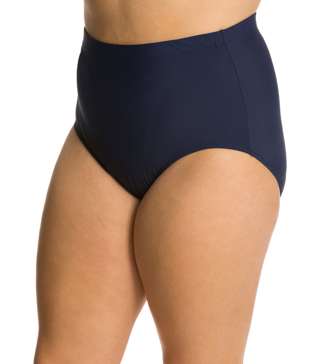Penbrooke Plus Size Solid Basic Bottom