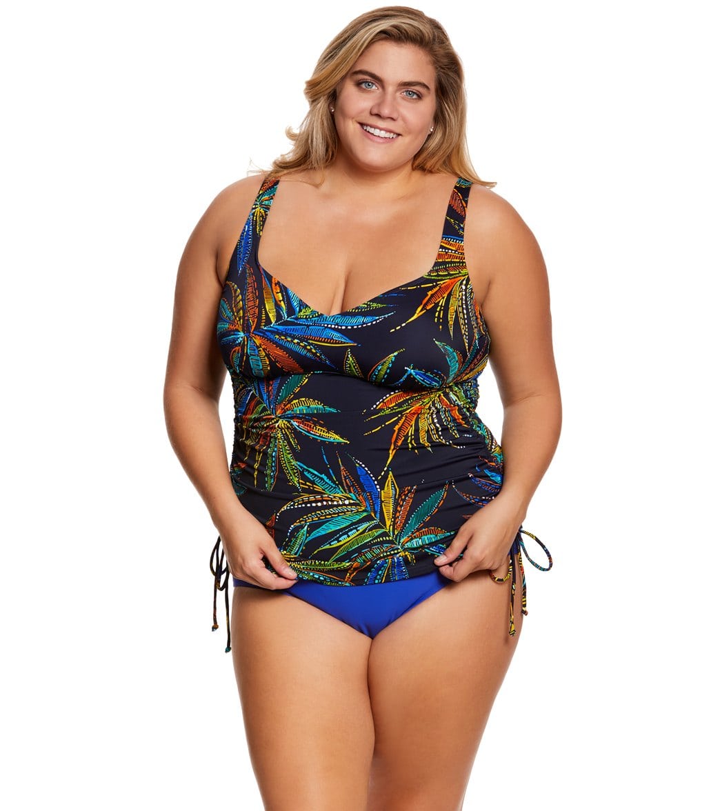 Penbrooke Plus Size Solid Basic Bottom