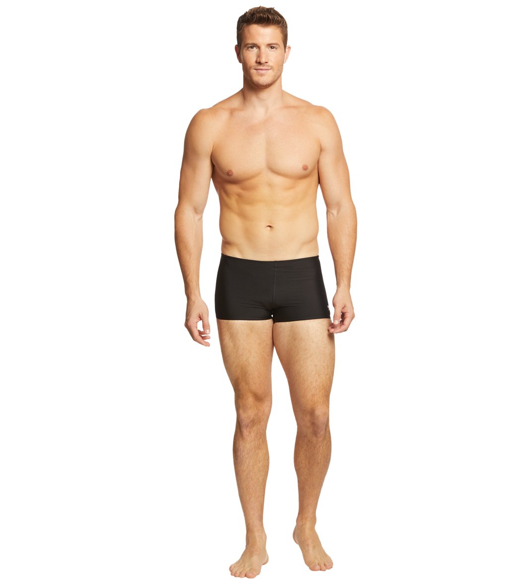 Speedo Men's Solid Endurance+ Square Leg Swimsuit
