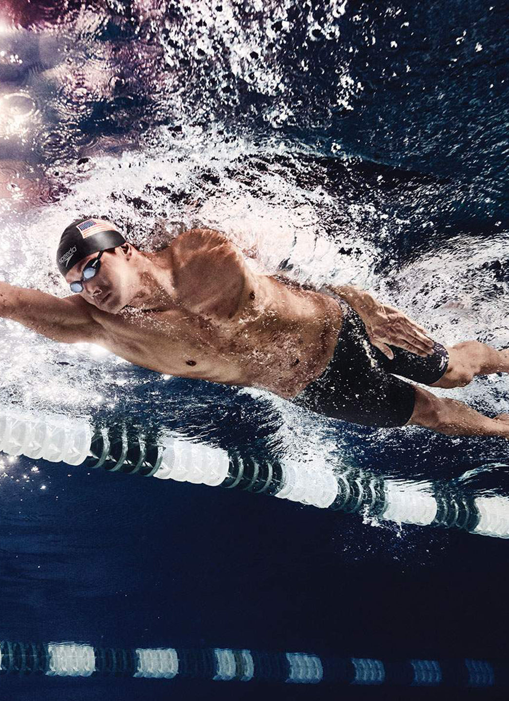 Speedo Men's Solid Endurance+ Jammer Swimsuit