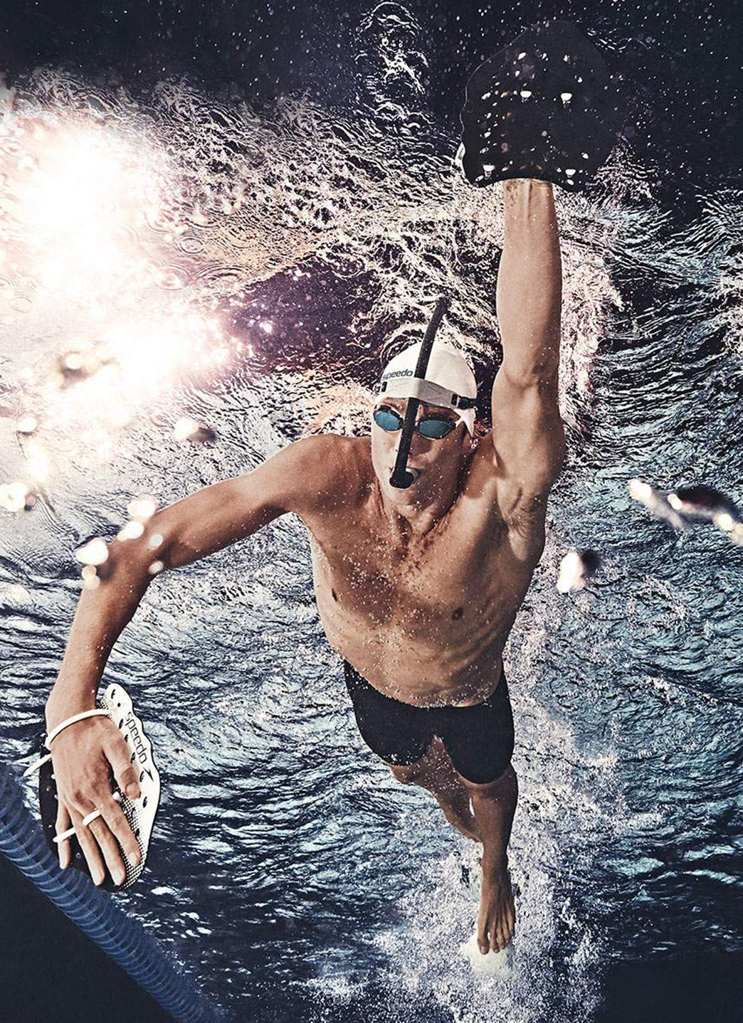 Speedo Men's Solid Endurance+ Jammer Swimsuit