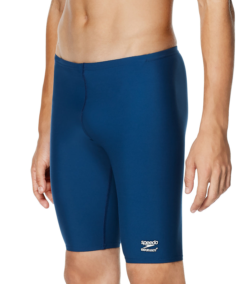 Speedo Men's Solid Endurance+ Jammer Swimsuit
