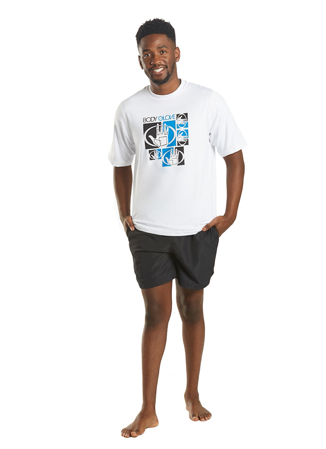 Body Glove Men's Loose Fit Short Sleeve Rashguard