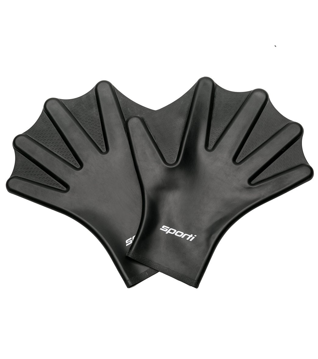 Sporti Silicone Webbed Aquatic Fitness Gloves
