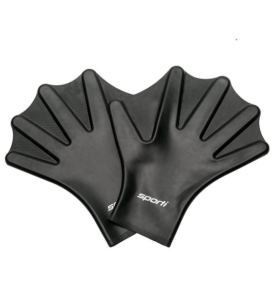 Sporti Silicone Webbed Aquatic Fitness Gloves