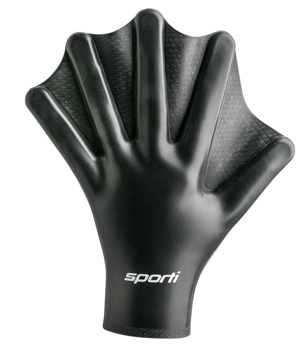 Sporti Silicone Webbed Aquatic Fitness Gloves