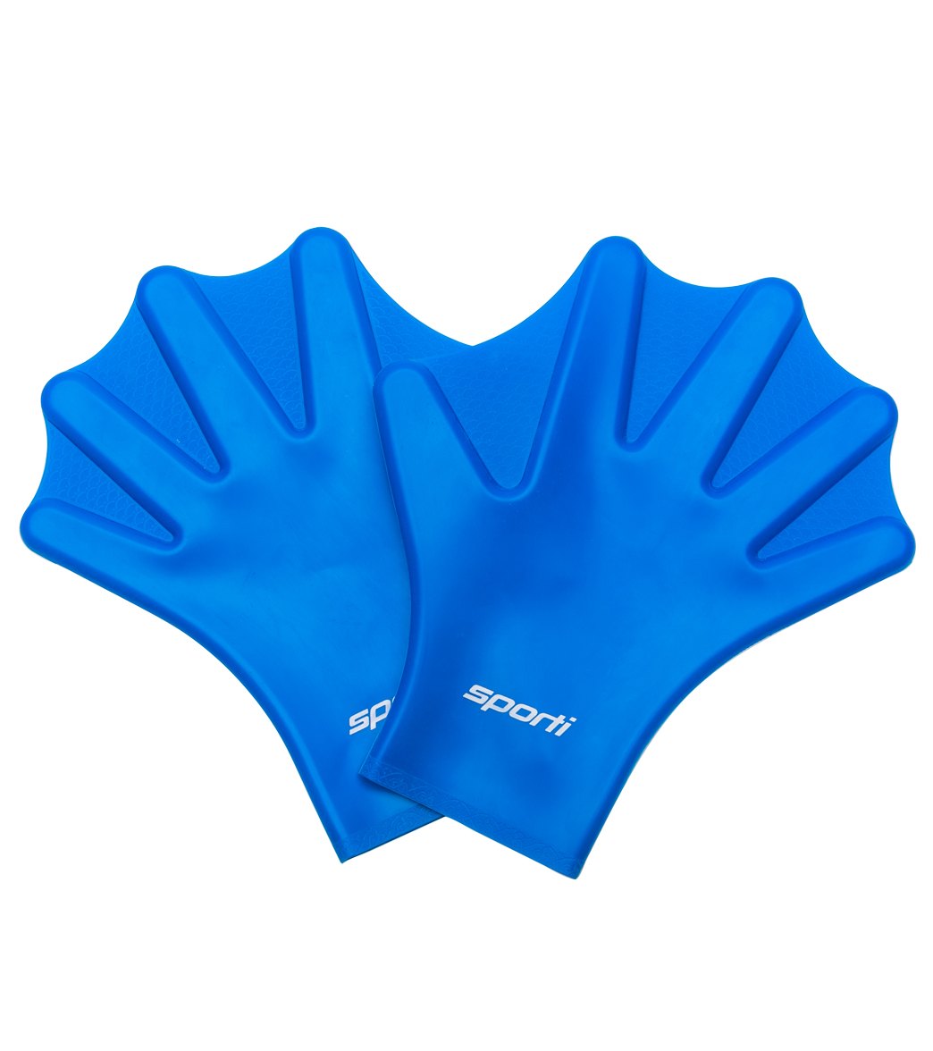Sporti Silicone Webbed Aquatic Fitness Gloves