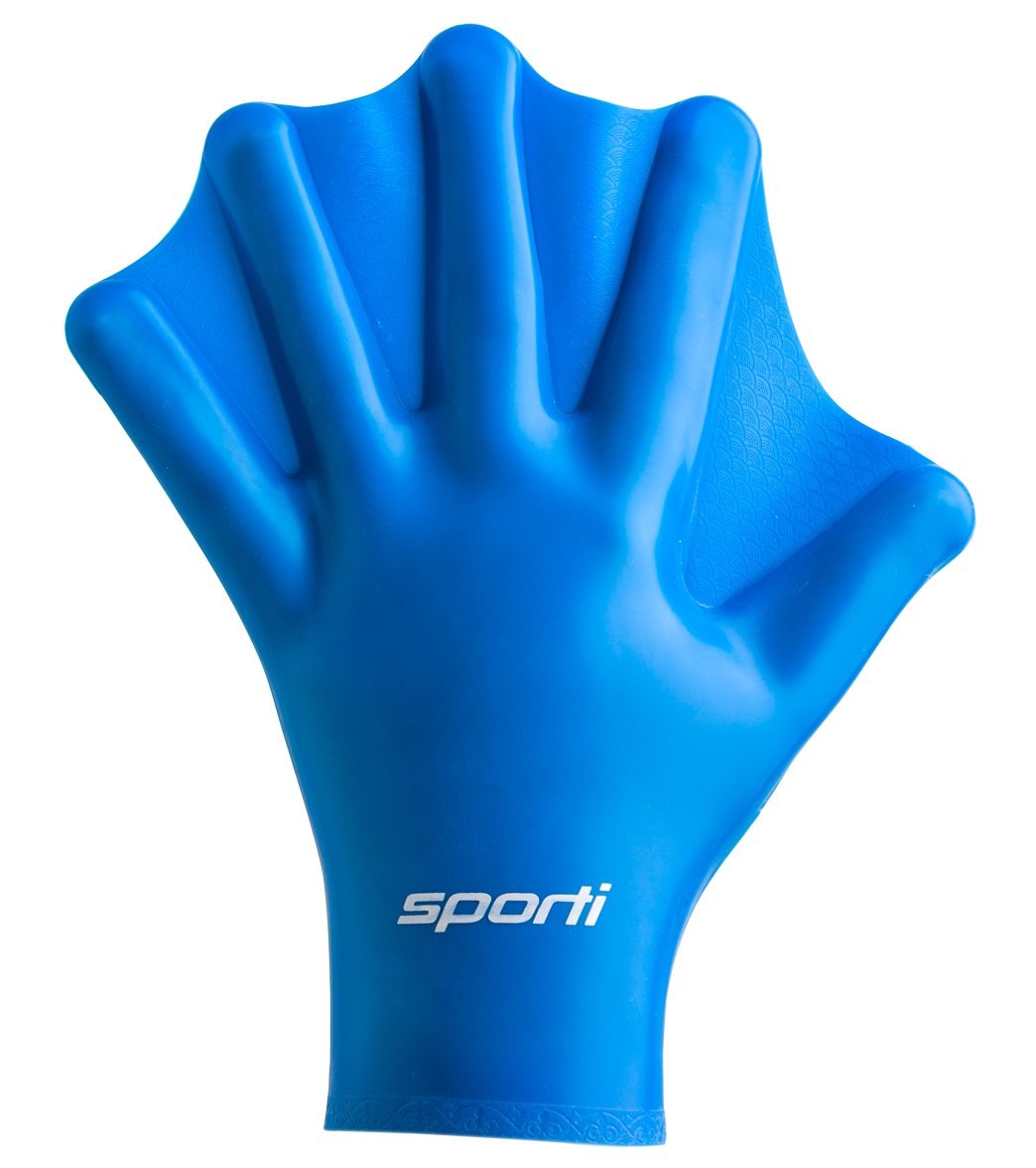 Sporti Silicone Webbed Aquatic Fitness Gloves