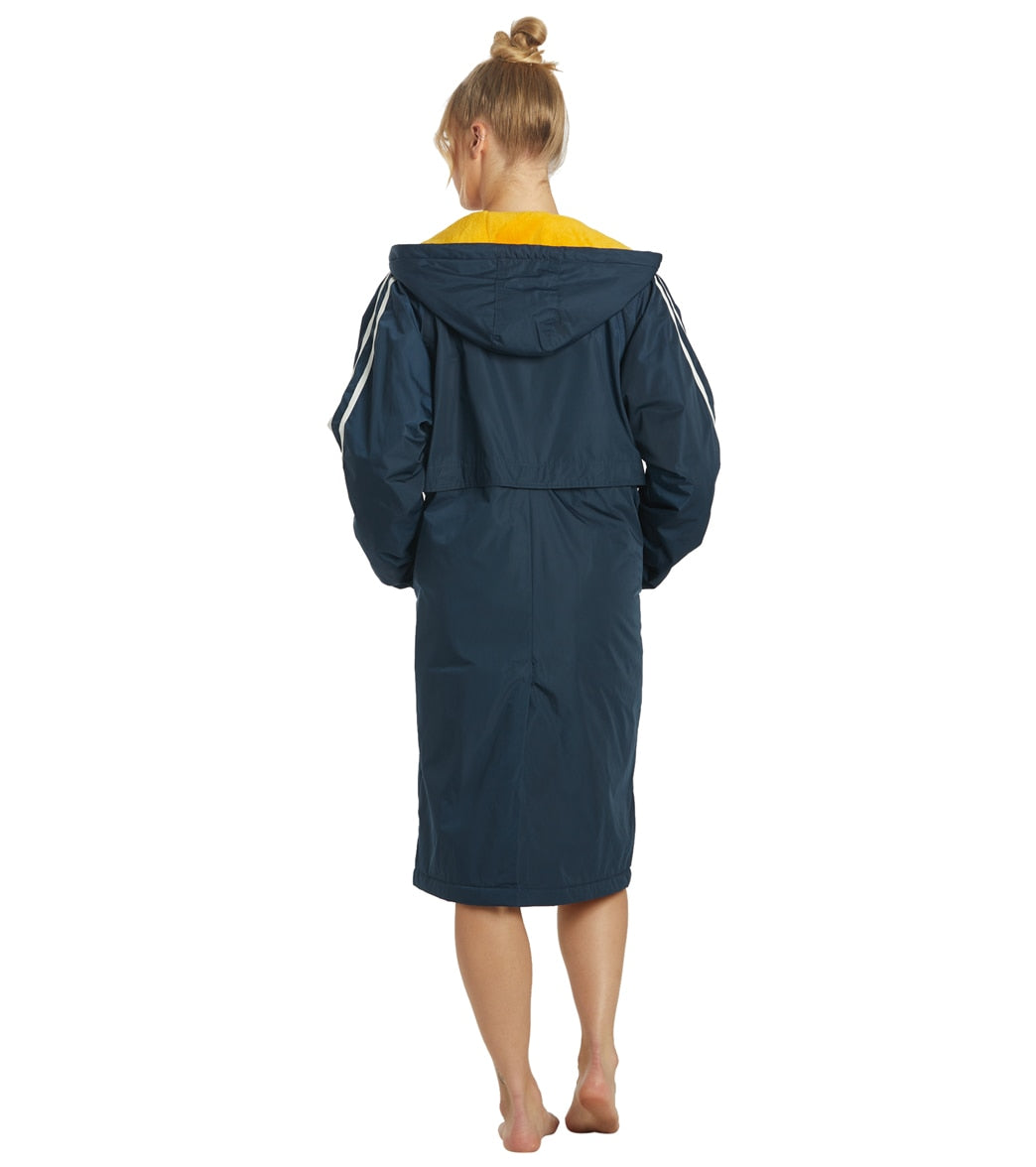 Sporti Striped Comfort Fleece-Lined Swim Parka