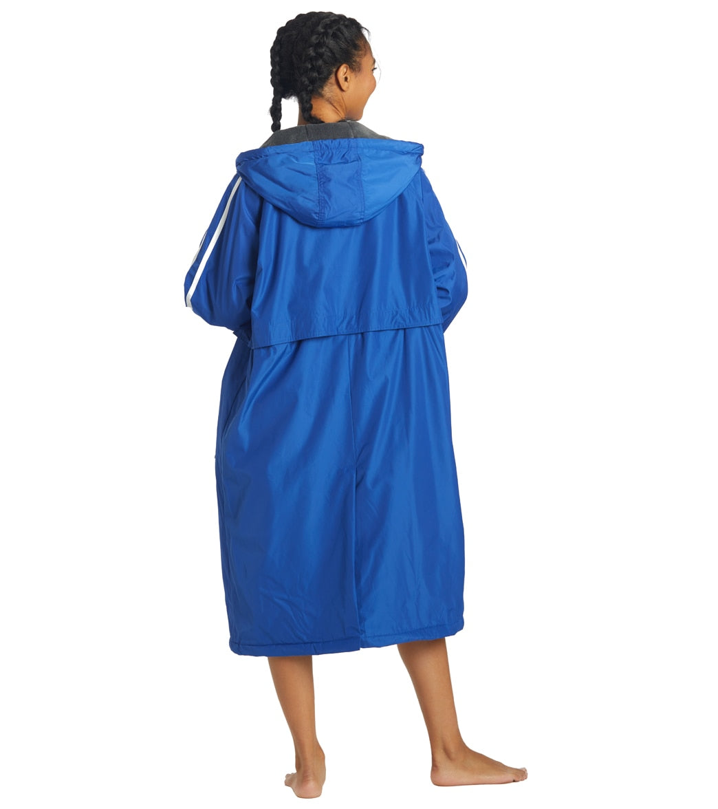 Sporti Striped Comfort Fleece-Lined Swim Parka