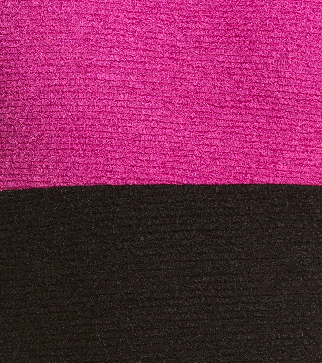 Sporti Textured Chlorine Resistant High Neck Colorblock One Piece Slimsuit