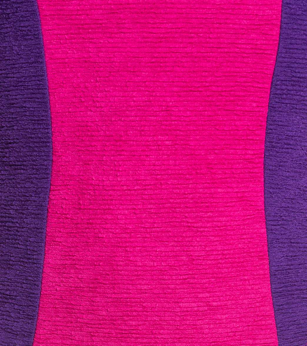 Sporti Textured Chlorine Resistant Scoop Back Colorblock One Piece Slimsuit