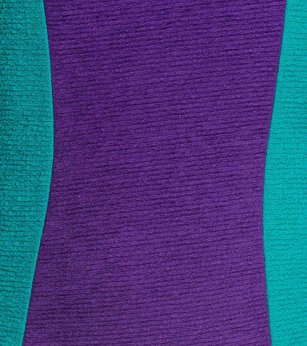 Sporti Textured Chlorine Resistant Scoop Back Colorblock One Piece Slimsuit